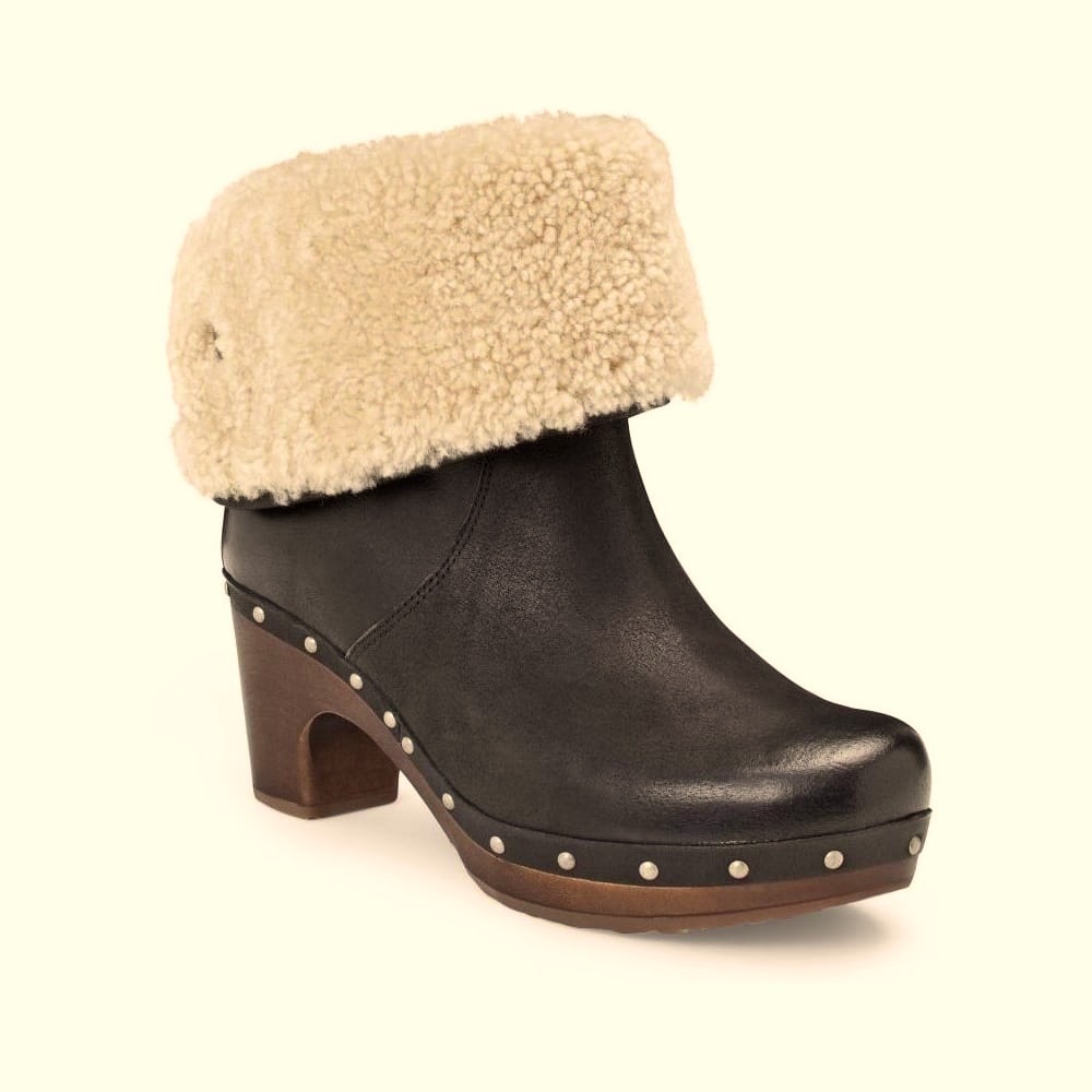 Suede Ugg Lynnea Clog Booties